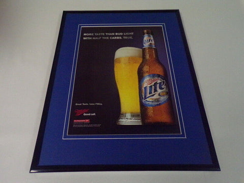 2005 Miller Lite Beer Framed 11x14 ORIGINAL Advertisement