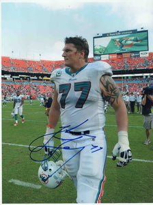 Jake Long Signed 8x10 Photo Dolphins