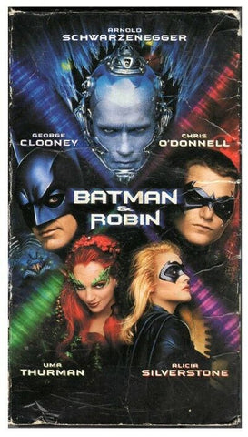 Batman and Robin VINTAGE VHS Cassette George Clooney Arnold Schwarzenegger