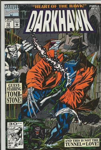 Darkhawk #12 ORIGINAL Vintage 1992 Marvel Comics 