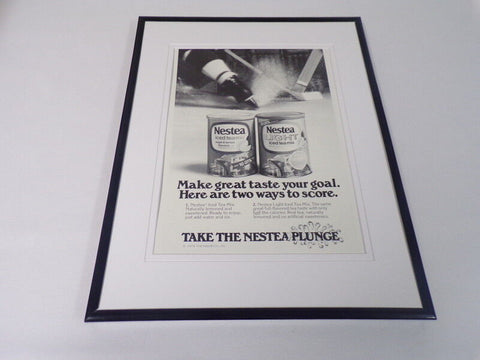 1979 Nestea Iced Tea Plunge 11x14 Framed ORIGINAL Vintage Advertisement 