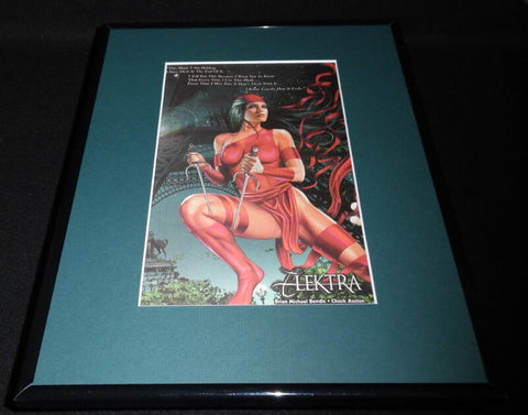 Elektra 2000 Marvel Comics Framed 11x14 ORIGINAL Vintage Advertisement