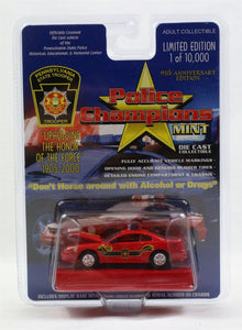 VINTAGE 2000 Racing Champions Police Pennsylvania State Trooper Diecast Car