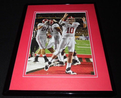 AJ McCarron 2013 National Championship Framed 11x14 Photo Display Alabama