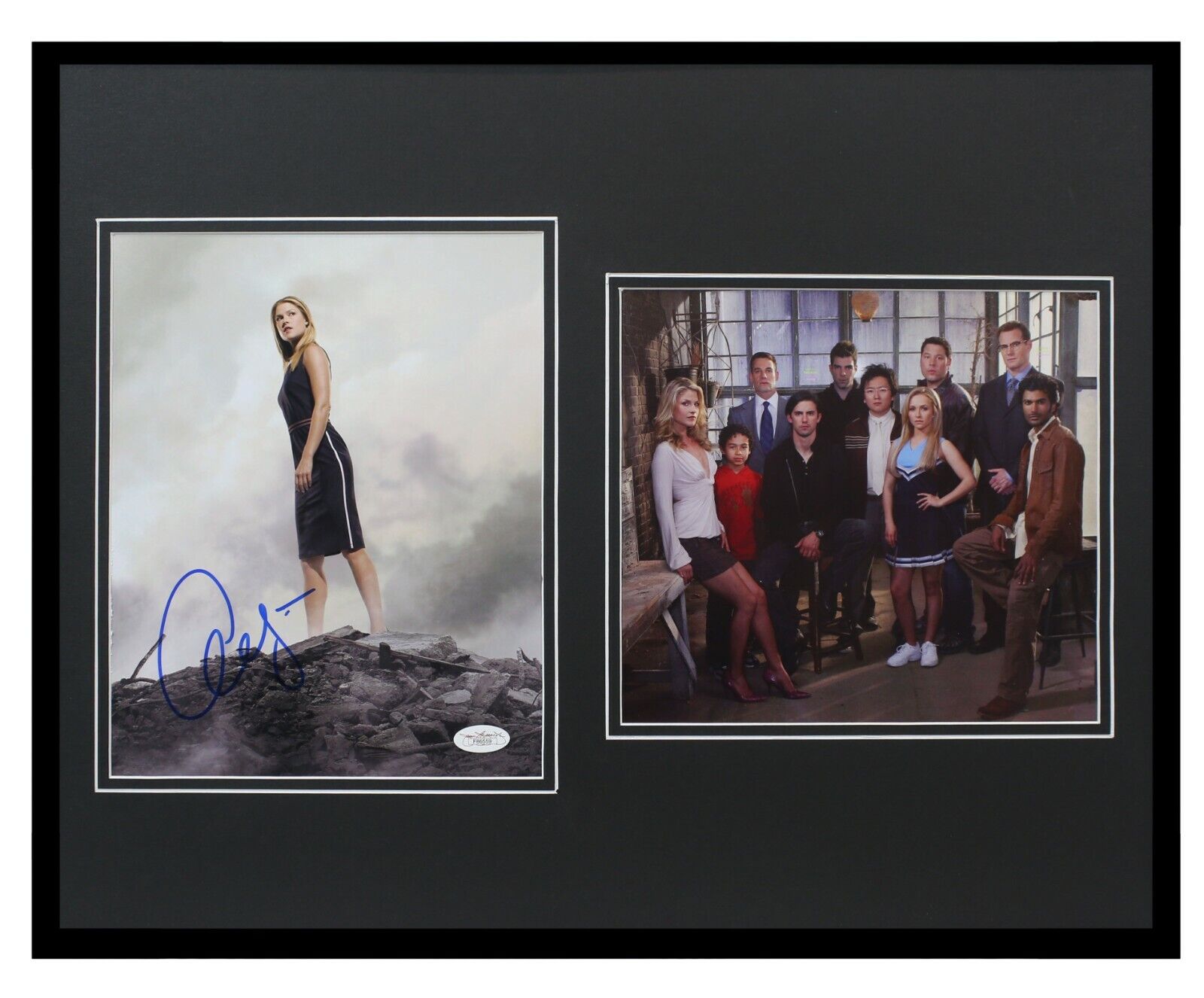 Ali Larter Signed Framed 16x20 Photo Display JSA Heroes w/ cast