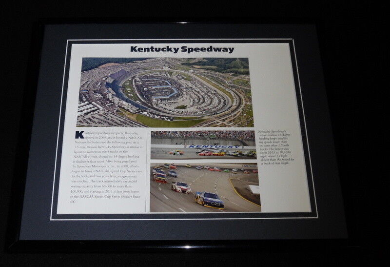 Kentucky Speedway Framed 11x14 Photo Display 