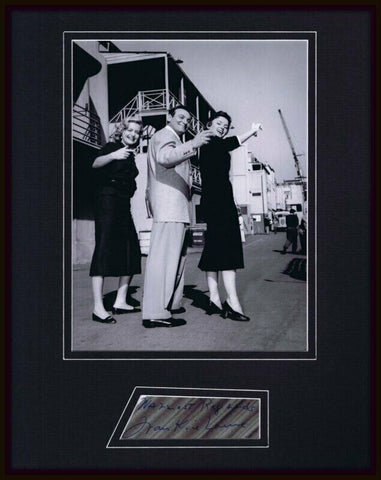 Frankie Laine Signed Framed 11x14 Photo Display 