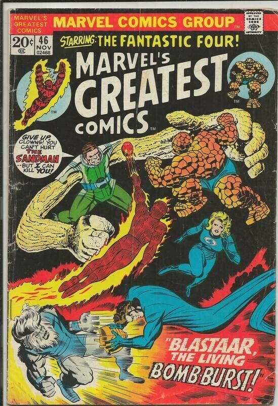 Marvel's Greatest Comics #46 VINTAGE 1973 Reprints Fantastic Four 63