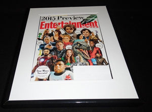 Mad Max Adele Iron Man 11x14 Framed ORIGINAL 2015 Entertainment Weekly Cover 