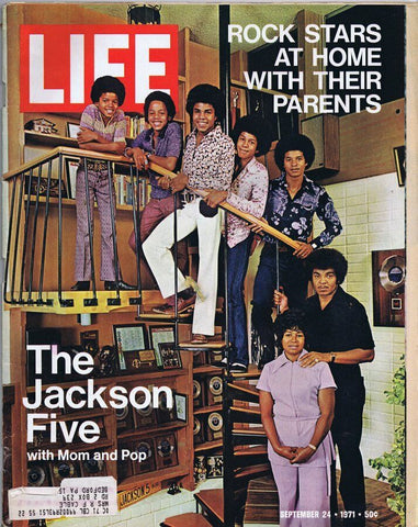 ORIGINAL Vintage Life Magazine September 24 1971 Jackson Five Michael