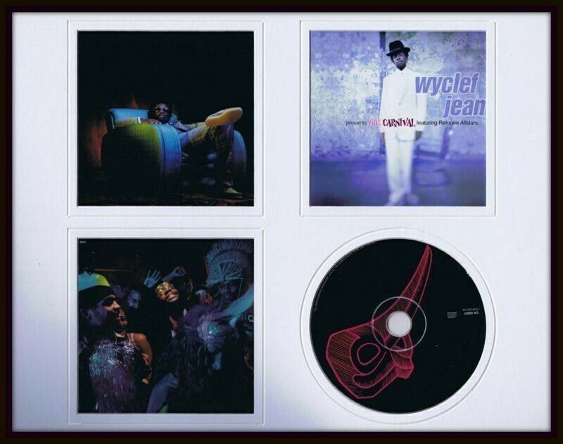 Wyclef Jean The Carinval 1997 Framed 11x14 CD & Photo Display Refugee All Stars