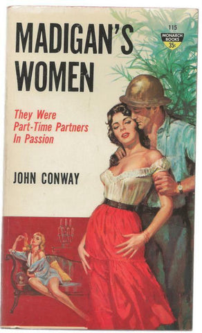 ORIGINAL Vintage 1959 Madigan's Women Paperback Book John Conway GGA