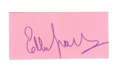 Ellen Travolta Signed 2x5 Index Card Happy Days Grease