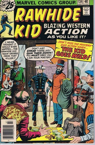 Rawhide Kid #134 ORIGINAL Vintage 1976 Marvel Comics 