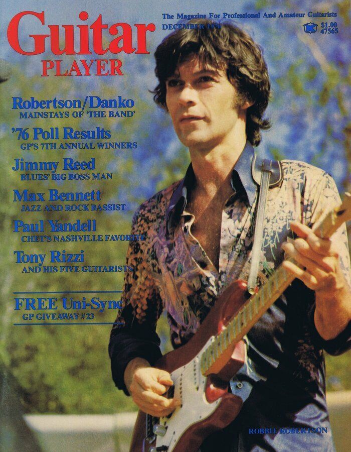 Guitar Player Magazine December 1976 The Band Jimmy Reed No Label