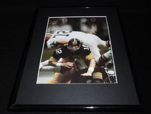 Terry Bradshaw Framed 11x14 Photo Display Steelers vs Browns