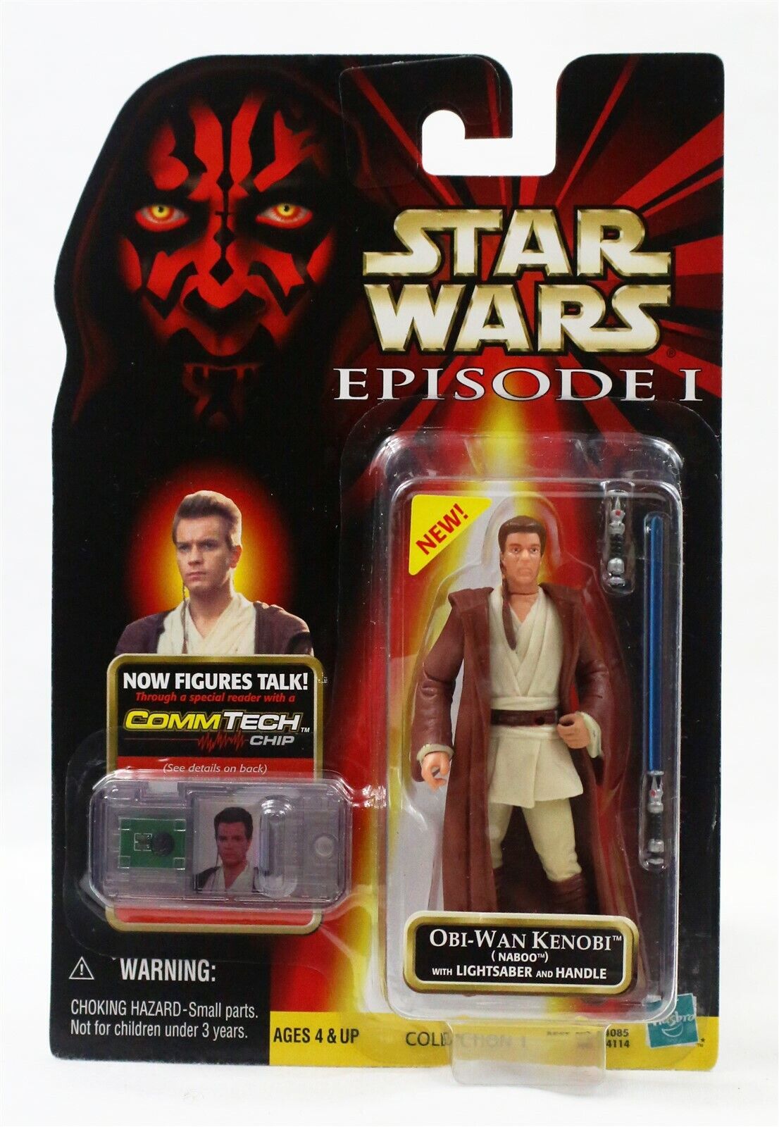 VINTAGE SEALED 1999 Star Wars Episode I Obi Wan Kenobi Action Figure