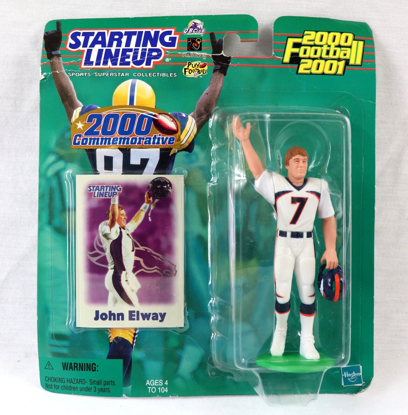 VINTAGE 2000 Starting Lineup John Elway Broncos Action Figure