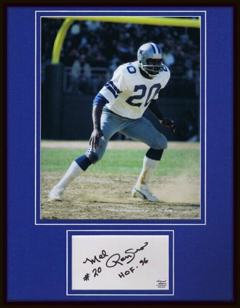 Mel Renfro Signed Framed 11x14 Photo Display Cowboys