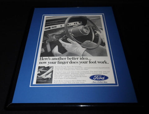 1966 Ford Motor Company 11x14 Framed ORIGINAL Vintage Advertisement