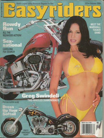 ORIGINAL Vintage Feb 2000 Easyriders Motorcycle Magazine #320 Bikini Cover