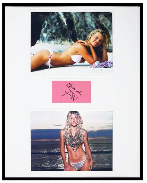 Daniela Pestova Signed Framed 16x20 Swimsuit Photo Set 