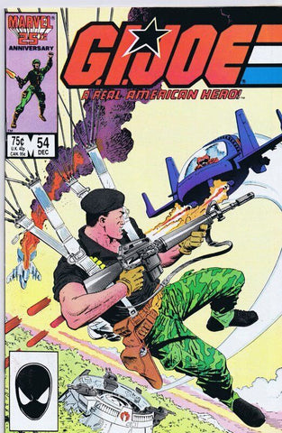 GI Joe #54 ORIGINAL Vintage 1986 Marvel Comics Launch Base