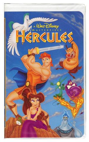 Disney Masterpiece Hercules VINTAGE VHS Cassette in Clamshell Case