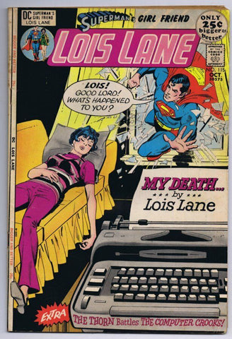 Superman's Girlfriend Lois Lane #115 ORIGINAL Vintage 1971 DC Comics 