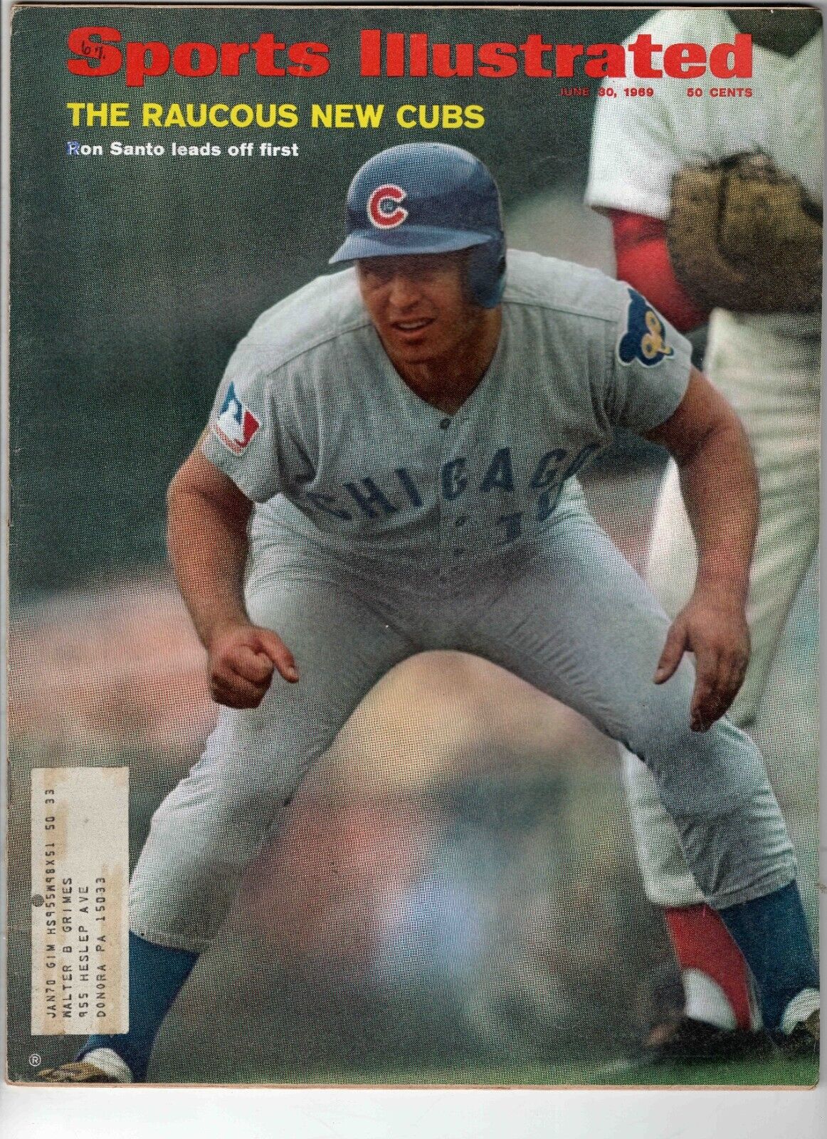 June 30 1969 Sports Illustrated Magazine Ron Santo Cubs