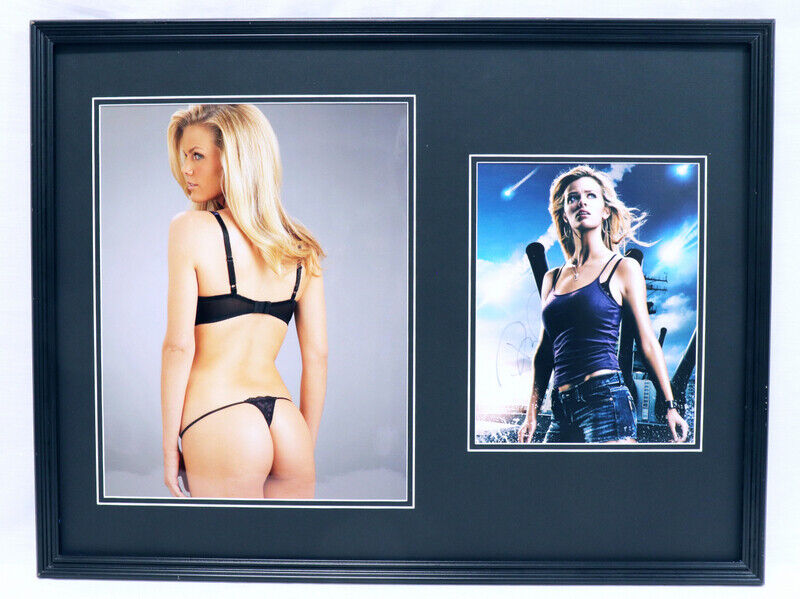 Brooklyn Decker Signed Framed 18x24 Photo Display JSA Battleship