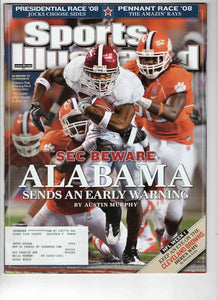 Sep 8 2008 Sports Illustrated Magazine Glen Coffee Alabama