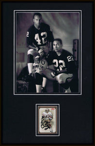 Roger Craig Signed Framed 11x17 Photo Display Raiders w/ Ronnie Lott