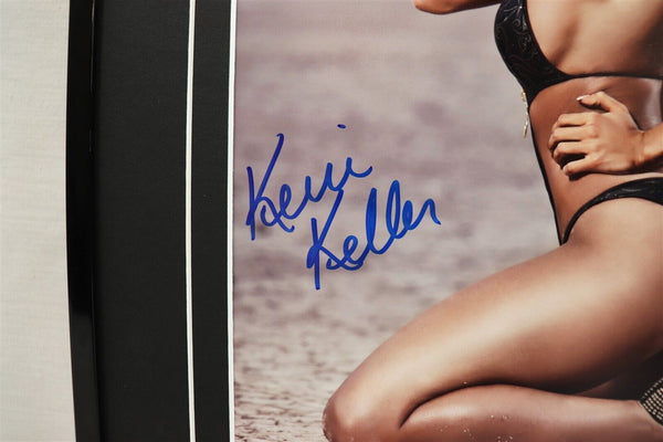 Kerri Keller Signed Framed 11x14 Photo Display AW 