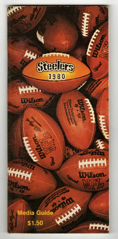 ORIGINAL Vintage 1980 Pittsburgh Steelers Media Guide