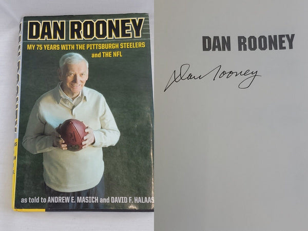 Dan Rooney Signed 2007 Hardcover Book My 75 Years With the Pittsburgh Steelers