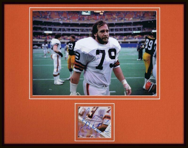 Bob Golic Signed Framed 11x14 Photo Display JSA Browns Notre Dame