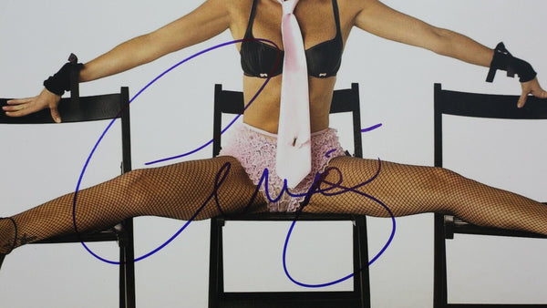 Angie Everhart Signed Framed 16x20 Photo Set AW Stockings Heels