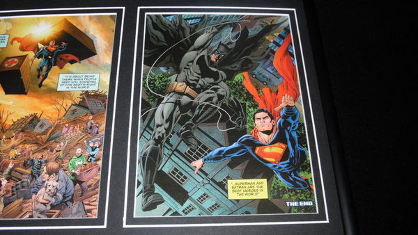 Batman v Superman Lights Out Framed 11x14 Comic Book Display 