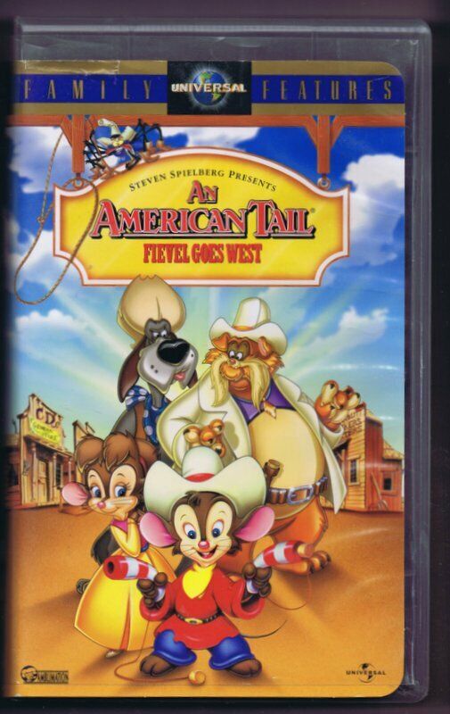 An American Tail: Fievel Goes West (1991) VINTAGE VHS Cassette 