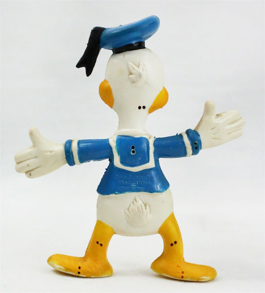 VINTAGE 1970's Walt Disney Donald Duck 5" Bendable Action Figure Hong Kong