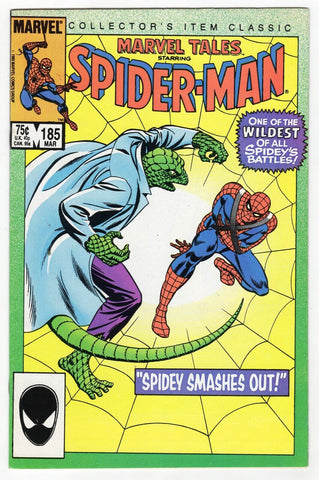 Marvel Tales #185 VINTAGE 1986 Reprints Amazing Spiderman 45 Lizard