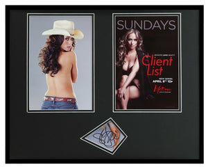 Jennifer Love Hewitt Signed Framed 16x20 Lingerie Photo Set The Client List G