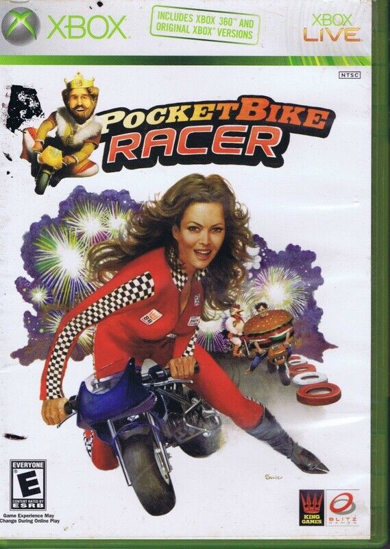 Pocket Bike Racer Burger King VINTAGE 2006 XBox Game