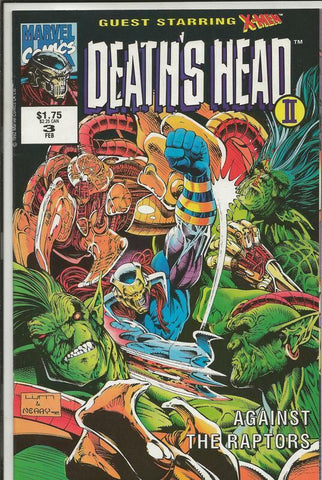 Death's Head #3 ORIGINAL Vintage 1993 Marvel Comics X Men