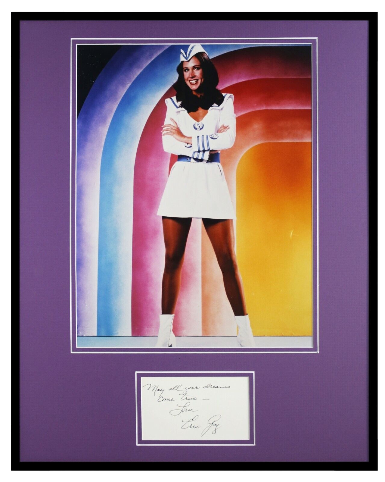 Erin Gray Signed Framed 16x20 Photo Display Buck Rogers 