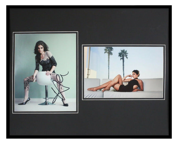 Serinda Swan Signed Framed 16x20 Photo Set AW Graceland Smallville Inhumans