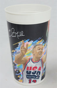 VINTAGE 1992 McDonald's Dream Team USA Chris Mullin Plastic Cup