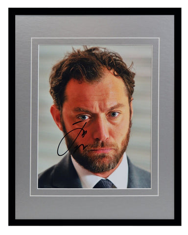 Jude Law Signed Framed 11x14 Photo Display Captain Marvel 