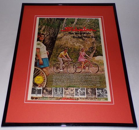 1970 Schwinn Collegiate Bicycle 11x14 Framed ORIGINAL Advertisement 